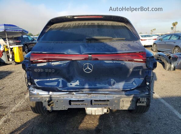 4JGDM4EB9PA002515 2023 MERCEDES-BENZ EQS Синий Вид сзади