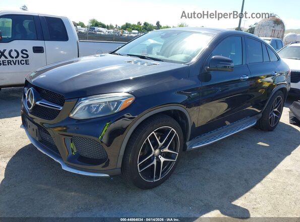 4JGED6EB0GA022202 2016 MERCEDES-BENZ GLE 450 AMG COUPE Black წინა მარცხენა ხედი სამი მეოთხედიდან