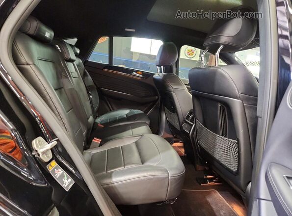 4JGED6EB0JA094833 2018 MERCEDES-BENZ GLE Черный Вид задней части салона