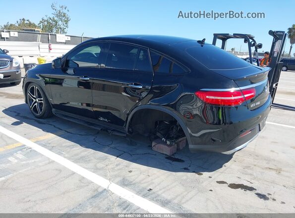 4JGED6EB2GA022072 2016 MERCEDES-BENZ GLE 450 AMG COUPE Black Trasero izquierdo