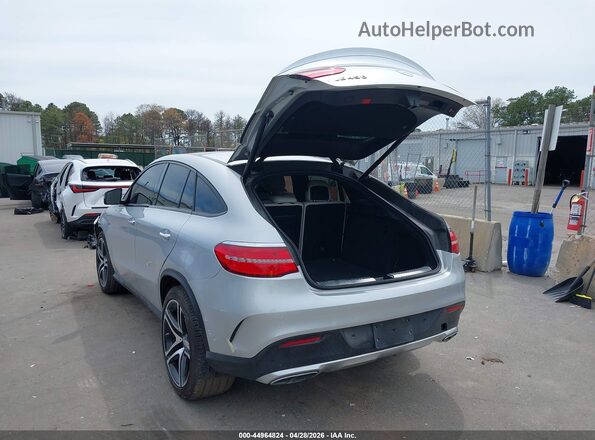 4JGED6EB3GA023974 2016 MERCEDES-BENZ GLE 450 AMG COUPE Silver უკანა მარცხენა