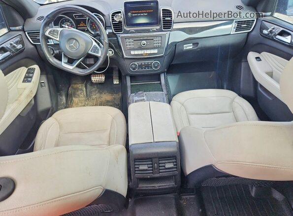 4JGED6EB7GA016834 2016 MERCEDES-BENZ GLE Gray Առջևի վահանակի տեսք
