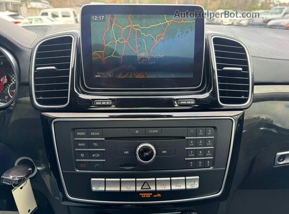 4JGED6EB9GA016186 2016 MERCEDES-BENZ GLE Black Widok zestawu wskaźników