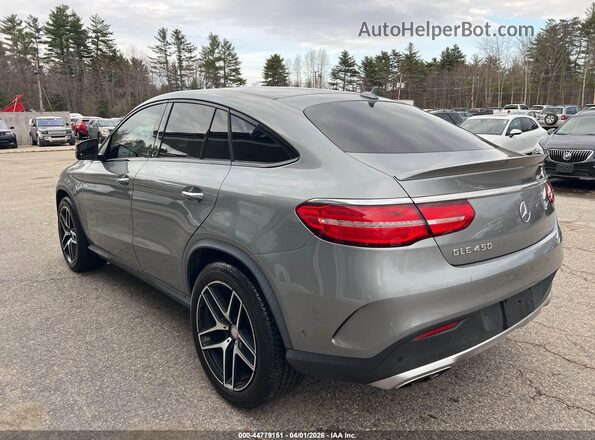 4JGED6EB9GA023946 2016 MERCEDES-BENZ GLE 450 AMG COUPE Silver Հետևի ձախ
