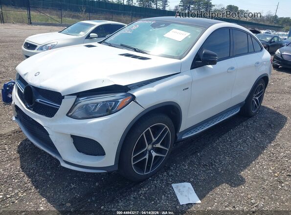 4JGED6EBXGA042232 2016 MERCEDES-BENZ GLE 450 AMG COUPE White Առջևի ձախ երեք քառորդ տեսարան