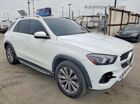 4JGFB4JB5MA519262 2021 MERCEDES-BENZ GLE White Передня права чверть