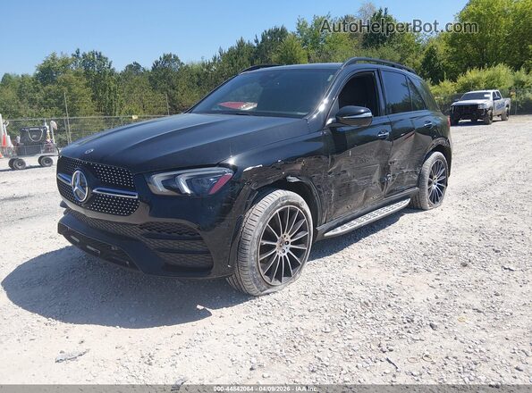 4JGFB4JB7MA401715 2021 MERCEDES-BENZ GLE 350 Black წინა მარცხენა ხედი სამი მეოთხედიდან