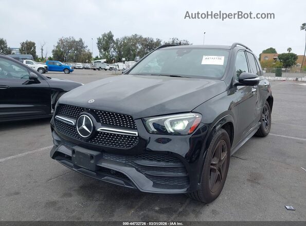 4JGFB4JB7MA514063 2021 MERCEDES-BENZ GLE 350 Black Առջևի ձախ երեք քառորդ տեսարան