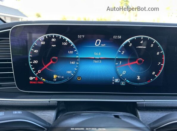 4JGFB4KB2NA729477 2022 MERCEDES-BENZ GLE 350 Gray უკანა სავარძლების ხედი