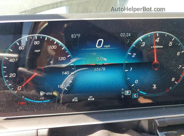 4JGFB4KB3MA384796 2021 MERCEDES-BENZ GLE Black ხელსაწყოთა პანელის ხედი