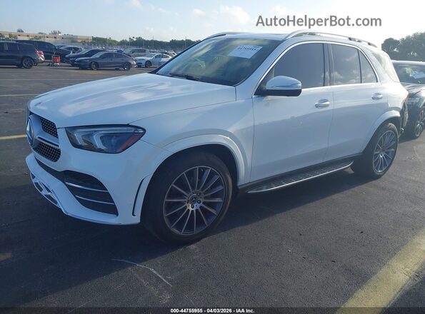 4JGFB4KB4MA494370 2021 MERCEDES-BENZ GLE 350 White Przód lewy