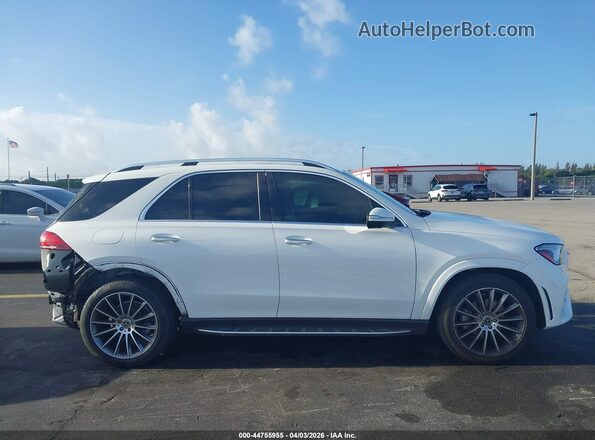 4JGFB4KB4MA494370 2021 MERCEDES-BENZ GLE 350 White Widok wnętrza z tyłu
