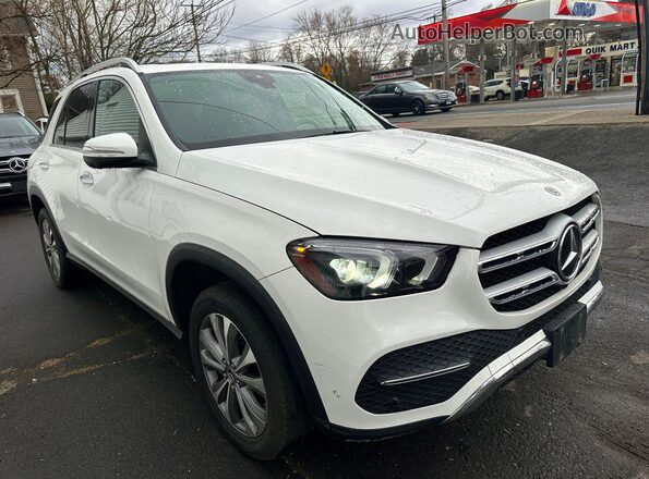 4JGFB4KB6LA070588 2020 MERCEDES-BENZ GLE Белый Передняя правая четверть