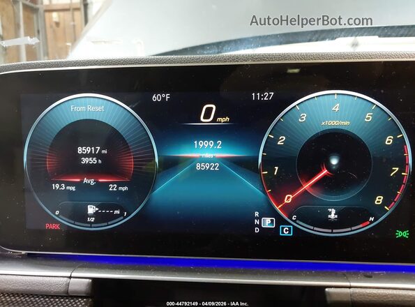 4JGFB4KB8LA007914 2020 MERCEDES-BENZ GLE 350 Gray Вид задніх сидінь