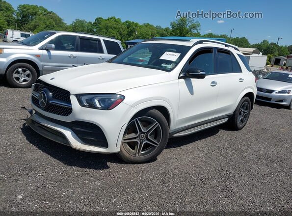 4JGFB4KBXLA170497 2020 MERCEDES-BENZ GLE 350 White წინა მარცხენა ხედი სამი მეოთხედიდან