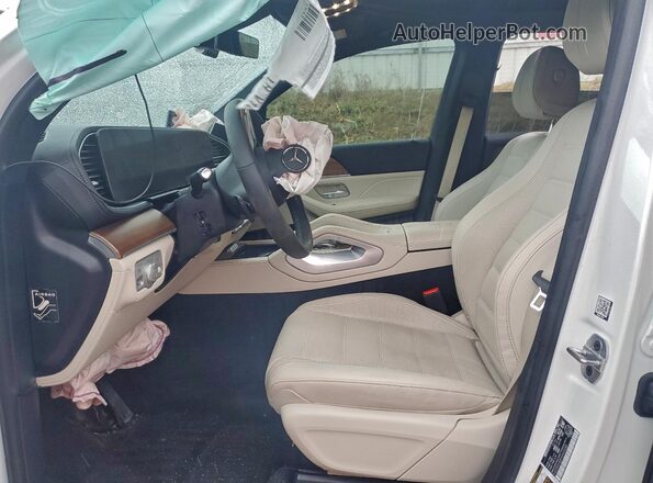 4JGFB5KB5PA949088 2023 MERCEDES-BENZ GLE White Widok wnętrza z przodu