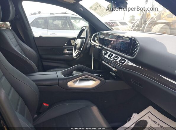 4JGFB5KB6NA761693 2022 MERCEDES-BENZ GLE 450 Black წინა სალონის ხედი