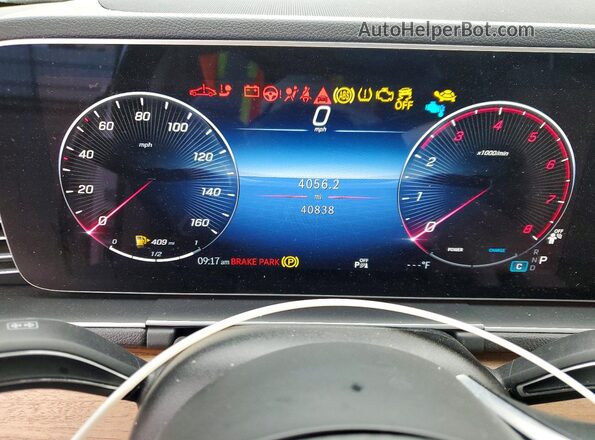 4JGFB5KB6RB016202 2024 MERCEDES-BENZ GLE White Instrument cluster view