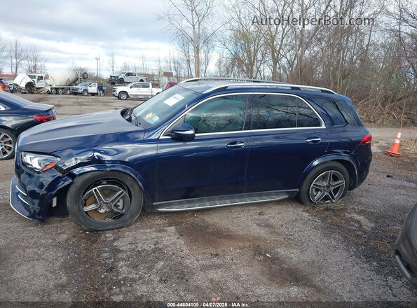 4JGFB5KB9MA492944 2021 MERCEDES-BENZ GLE 450 Blue Widok wnętrza 360 stopni