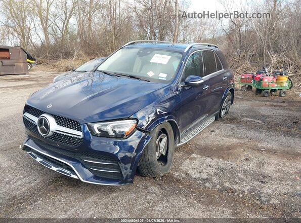 4JGFB5KB9MA492944 2021 MERCEDES-BENZ GLE 450 Blue Przód lewy