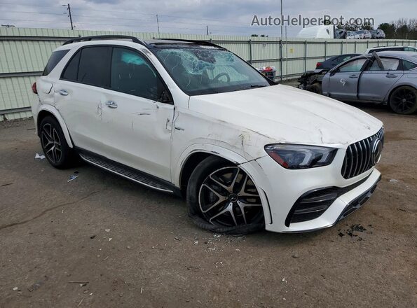 4JGFB6BB8MA531500 2021 MERCEDES-BENZ GLE White Front right