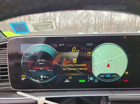 4JGFD6BB8MA351671 2021 MERCEDES-BENZ GLE Black Instrument cluster view