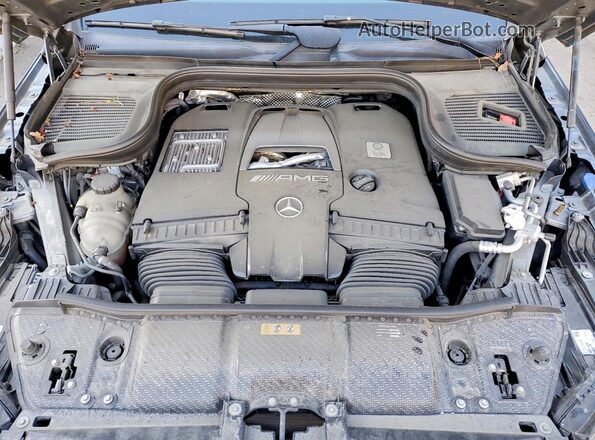 4JGFD8KB5MA566842 2021 MERCEDES-BENZ GLE Gray Vista del compartimento del motor