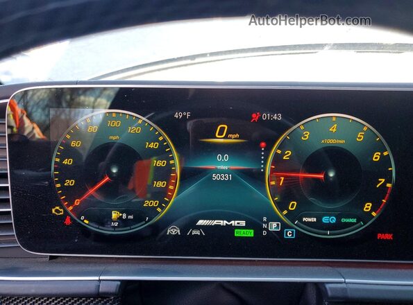 4JGFD8KB5MA566842 2021 MERCEDES-BENZ GLE Gray Vista del cuadro de instrumentos
