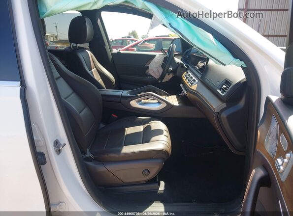 4JGFF5KE8MA460632 2021 MERCEDES-BENZ GLS 450 White წინა სალონის ხედი