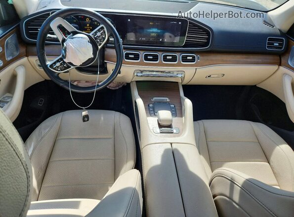 4JGFF5KEXMA373489 2021 MERCEDES-BENZ GLS Белый Вид панели приборов