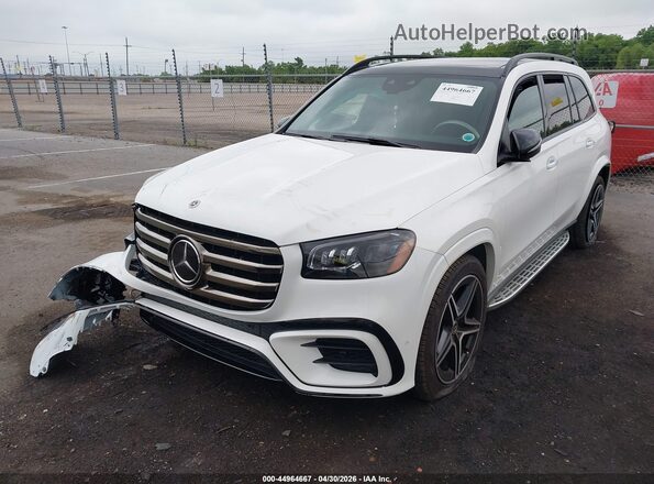 4JGFF5KEXRB074909 2024 MERCEDES-BENZ GLS 450 White Առջևի ձախ երեք քառորդ տեսարան