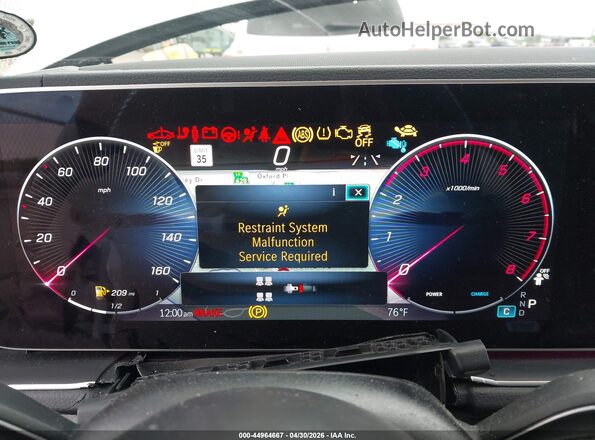 4JGFF5KEXRB074909 2024 MERCEDES-BENZ GLS 450 White Հետևի նստատեղերի տեսք