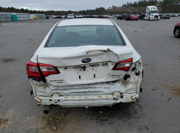 4S3BNAA63G3031187 2016 SUBARU LEGACY White Вид ззаду