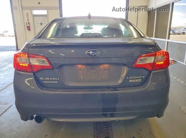 4S3BNAL62G3017004 2016 SUBARU LEGACY Gray Vista trasera