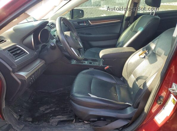 4S3BNEN67J3038698 2018 SUBARU LEGACY Red Front interior view