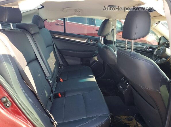 4S3BNEN67J3038698 2018 SUBARU LEGACY Red Rear seats view