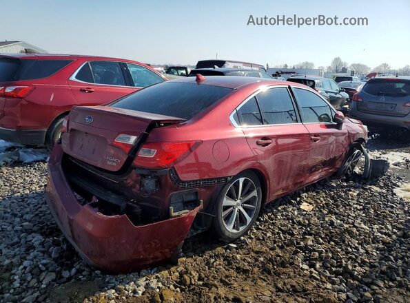 4S3BNEN67J3038698 2018 SUBARU LEGACY Red Rear right