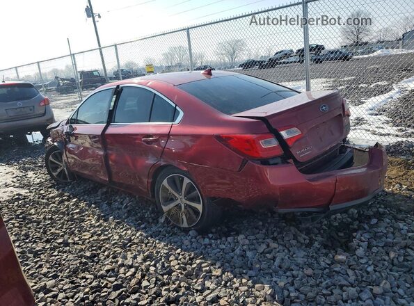 4S3BNEN67J3038698 2018 SUBARU LEGACY Red Rear left