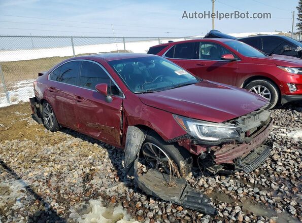 4S3BNEN67J3038698 2018 SUBARU LEGACY Red Front right