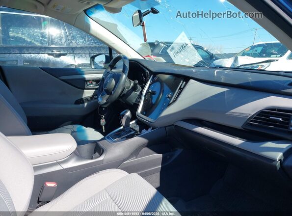 4S3BWAC63N3021802 2022 SUBARU LEGACY Blue Вид салону спереду
