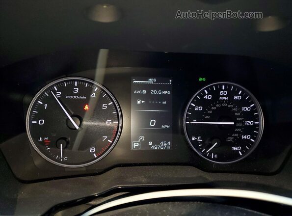 4S3BWAC66P3010747 2023 SUBARU LEGACY Gray Вид щитка приладів