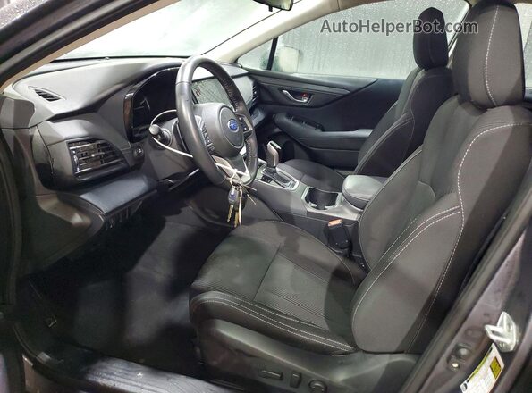4S3BWAC66P3010747 2023 SUBARU LEGACY Gray Вид салону спереду