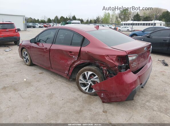4S3BWAF60S3014944 2025 SUBARU LEGACY Red Trasero izquierdo