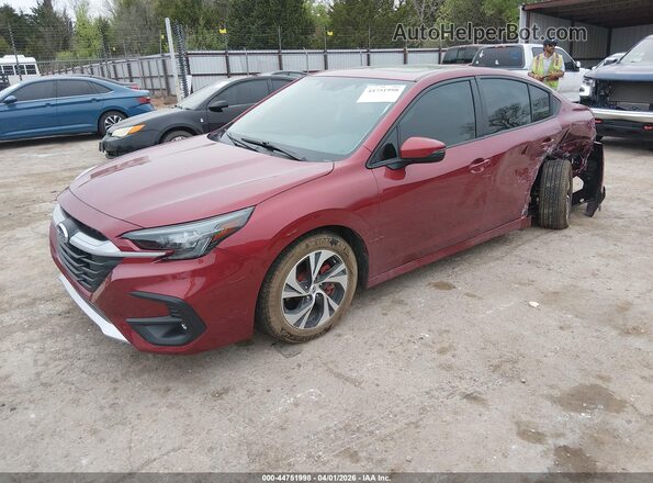 4S3BWAF60S3014944 2025 SUBARU LEGACY Red Vista tres cuartos delantera izquierda