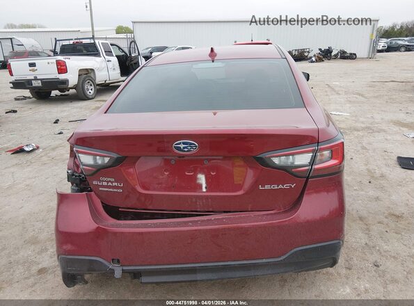 4S3BWAF60S3014944 2025 SUBARU LEGACY Red 