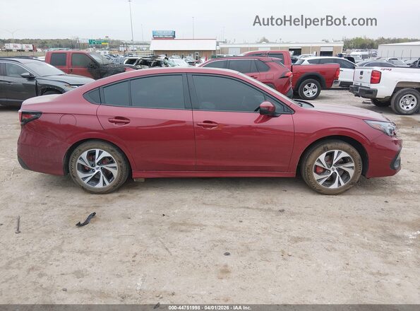 4S3BWAF60S3014944 2025 SUBARU LEGACY Red Vista interior trasera