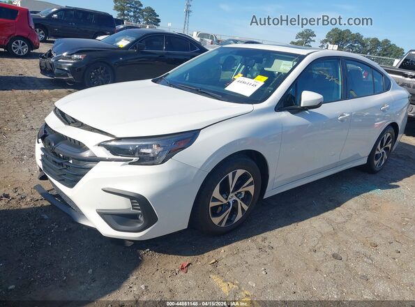 4S3BWAF63S3024500 2025 SUBARU LEGACY Белый Передняя левая четверть