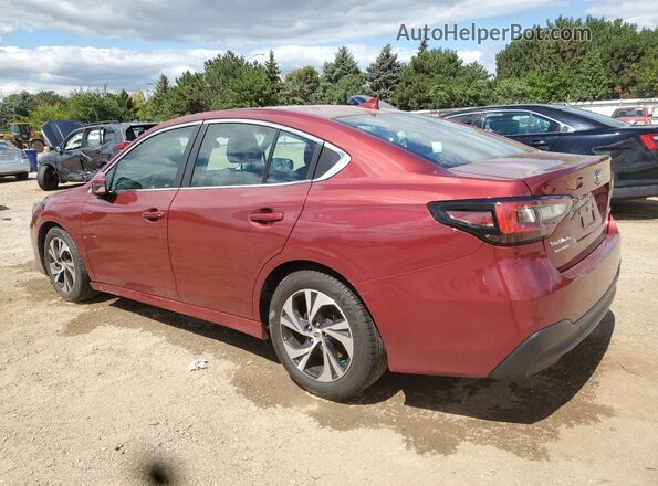 4S3BWAF64N3012909 2022 SUBARU LEGACY Burgundy Հետևի ձախ
