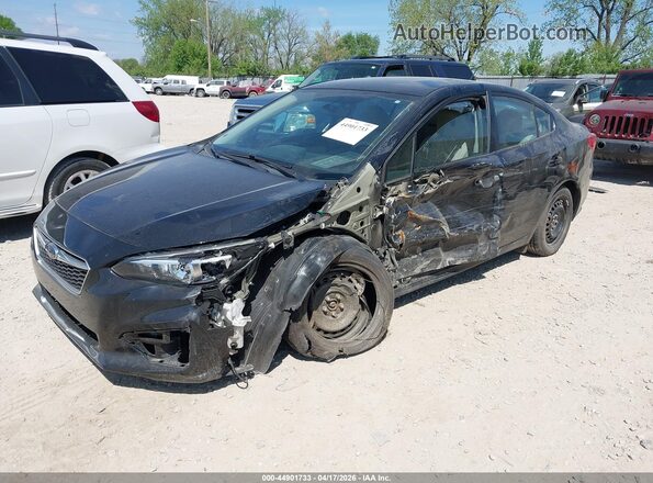 4S3GKAA66J3624595 2018 SUBARU IMPREZA Черный Передняя левая четверть