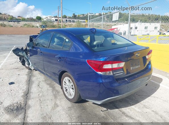 4S3GKAB68H3619200 2017 SUBARU IMPREZA Синий Задняя левая четверть